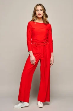 Dames broek rood