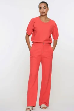 Dames broek rood