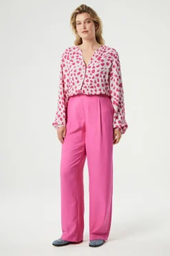 Dames broek rose