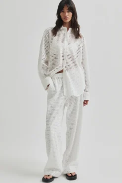 Dames broek wit