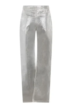 Dames broek zilver