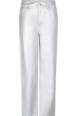 Dames broek zilver