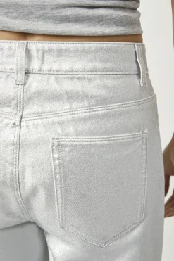Dames broek zilver