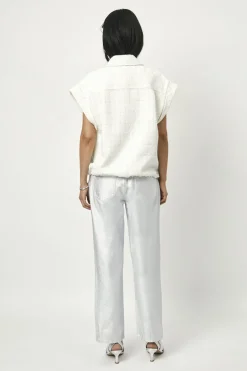 Dames broek zilver