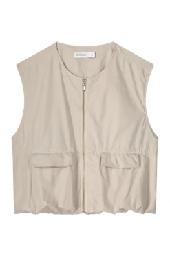 Dames gilet bruin