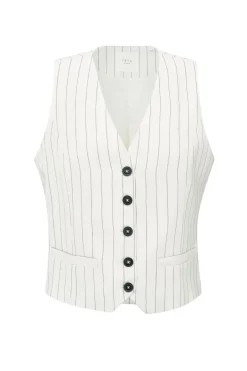 Dames gilet bruin