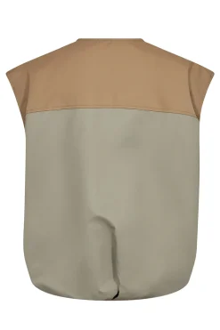 Dames gilet bruin