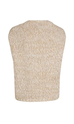 Dames gilet bruin
