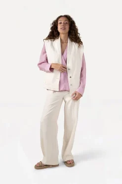 Dames gilet ecru