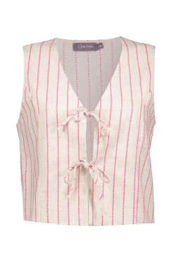 Dames gilet ecru