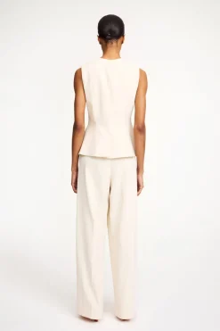 Dames gilet ecru