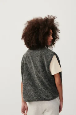 Dames gilet grijs