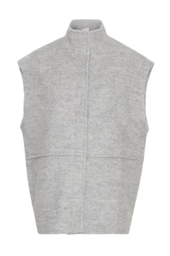 Dames gilet grijs