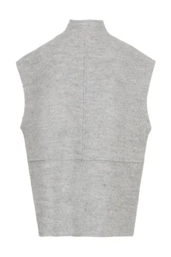 Dames gilet grijs