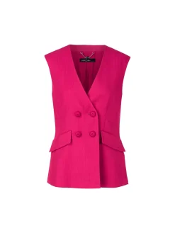 Dames gilet paars