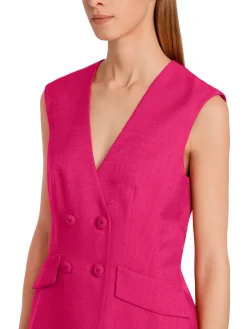 Dames gilet paars