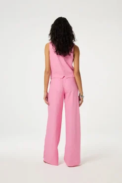 Dames gilet rose