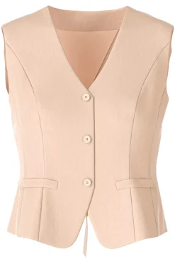 Dames gilet rose