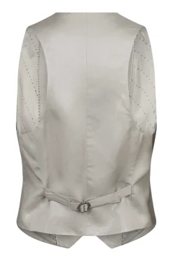 Dames gilet zilver