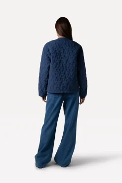 Dames jas blauw