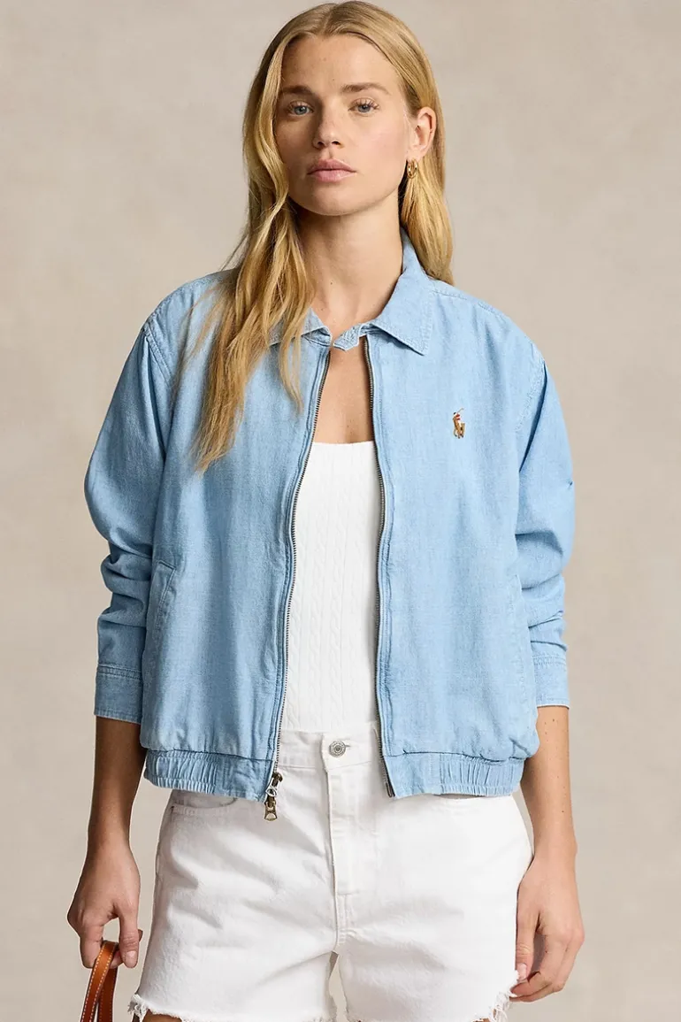 Dames jas blauw