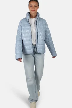 Dames jas blauw