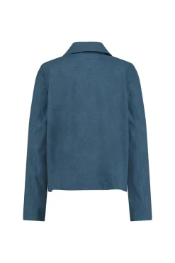 Dames jas blauw