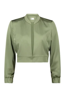 Dames jas groen
