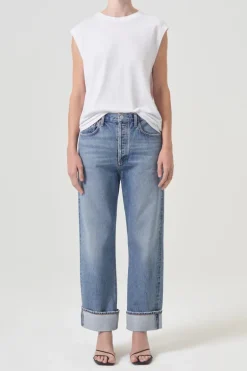 Dames jeans blauw