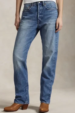 Dames jeans blauw