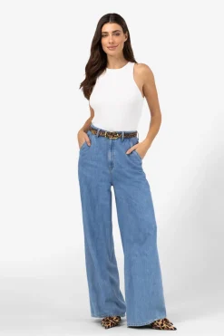 Dames jeans blauw