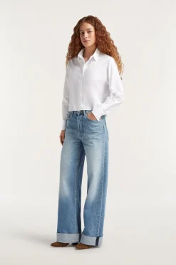 Dames jeans blauw