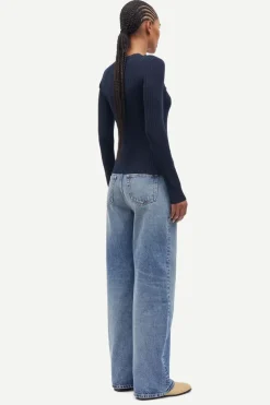 Dames jeans blauw