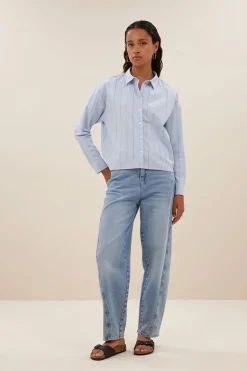 Dames jeans blauw