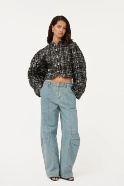 Dames jeans blauw