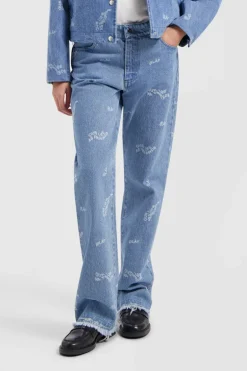 Dames jeans blauw