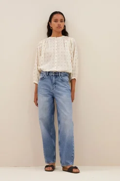 Dames jeans blauw