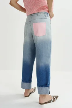Dames jeans blauw