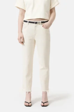 Dames jeans ecru
