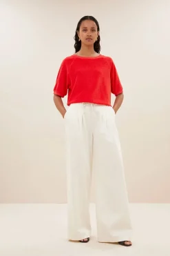 Dames jeans ecru