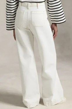 Dames jeans ecru