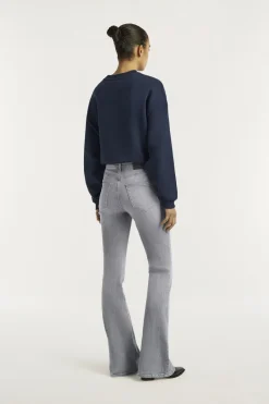 Dames jeans grijs