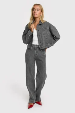 Dames jeans jack grijs