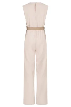 Dames jumpsuit/tuinbroek bruin