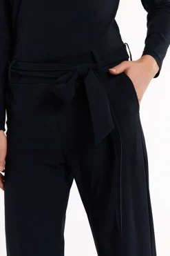 Dames jumpsuit/tuinbroek blauw