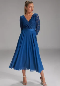 Dames jurk blauw