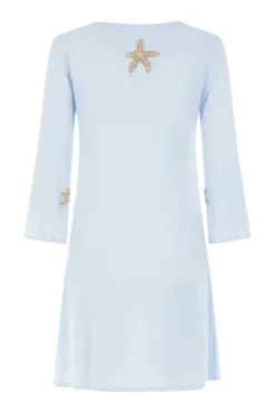 Dames jurk blauw