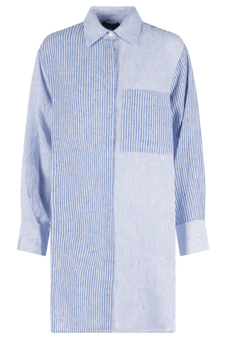 Dames jurk blauw