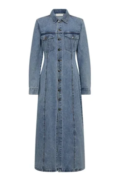 Dames jurk blauw