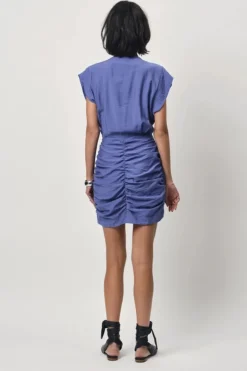 Dames jurk blauw